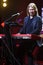 Viktor Drobysh performs on piano on stage during the Viktor Drobysh 50th year birthday concert at Barclay Center