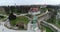 Viktor monument in Belgrade, aerial view