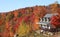 Villa in autumn, Mont Tremblant, Quebec