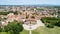 Villa Bagatti Valsecchi, villa, aerial view, eighteenth century, Italian villa, Varedo, Monza Brianza, Lombardy Italy