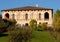 Villa Bishops sunlit in Luvigliano through the hills in the province of Padua in Veneto (Italy)