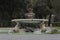 Villa Borghese gardens fountain of marine horses, Rome, Italy