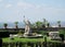 Villa d\'Este garden with fountains and antique statues