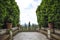 Villa D `Este, Tivoli, Italy. Balcony of the garden