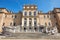 Villa della Regina, queen palace facade, low angle view in a sunny summer day in Turin, Italy