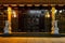 Villa gate,crystal wall lamp, art lighting ,door,gate,doorway,entrance