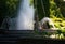 Villa Taranto botanical gardens, Baroque water fountain in