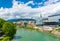 Villach, Austria: Cityscape of the small Austrian city of Villach in sunny day