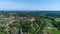 Village of Belves-en-Perigord France aerial view