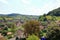 The village of Biertan, Birthï¿½lm and surrounding landscape, Sibiu County, Romania. Seen from the fortified church of Biertan,