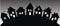 Village, black vector icon, template, eps.