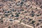 Village Botswana, aerial view