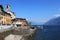 Village of Brissago at the Lake Lago Maggiore