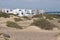 The village Caleta de Famara on Lanzarote, Canary Islands, Spain.