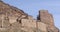 Village and castle in high Atlas Mountains Morocco