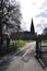 Village on The Chatsworth Estate with St Peters Parish Church. Edensor, Derbyshire, England. March 17, 2023.