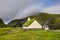 Village church in Saksun, Faroe Islands, Denmark