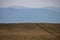 Village country farming shapes in field in Poland. Fields in Nysa Poland