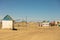 Village in the desert Sands in the South of Kazakhstan, near the Aral sea