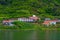 Village at Faja da Caldeira Santo Cristo at Sao Jorge island in