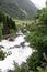 Village Geiranger, Geiranger fjord, Norway.