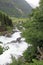 Village Geiranger, Geiranger fjord, Norway.