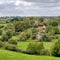 Village in a Green Leafy Valley