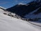 The village of Hintertux seen from South side - lovely small austrian town Valley village