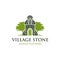 Village Home Stone Nature Ecology Business Logo