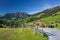 The Village of Inneralpbach in Alpbach Valley,Austria