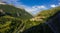 The village of La Grave in Summer. Hautes-Alpes, Ecrins National Park, Alps, France