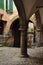 Village lane passage, Pigna, Liguria, Italy