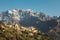 Village of Montemaggiore and Monte Grosso in Corsica