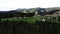 Village in the mountains. Carpathians. Ukraine. Aerial