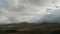 Village on the mountains highland - rural scottish landscape, time-lapse