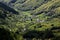 Village in the mountains in Transylvania