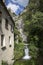 Village of Moutiers-Sainte-Marie in the French alps