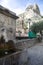 Village of Moutiers-Sainte-Marie in the French alps