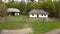 Village museum of Sibiu, Romania - exterior architectural design of rural areas, peasants houses