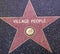Village People star on the Walk of Fame
