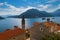 Village Perast on coast of Boka Kotor bay - Montenegro