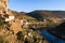 Village Peyre river Tarn, France