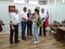 VILLAGE OF POKROVSKOYE, NEKLINOVSKY DISTRICT, ROSTOV OBLAST, RUSSIA, June 14, 2019, the opening of a Center for issuing passports