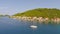 Village Polace on island Mljet, aerial