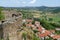 The village of Polignac seen from the fortress