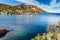 Village Among Red Rocks of Esterel Massif-France