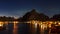 Village of Reine at twilight