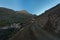 Village road, Norh Africa, near Toubkal, Atlas mountains