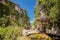 Village of Saignon with fountain in the Luberon, Provence, France