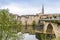 Village of Saint-Antonin-Noble-Val on the Aveyron River in Occitania, France